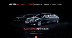 Desktop Screenshot of boston-limousine.net